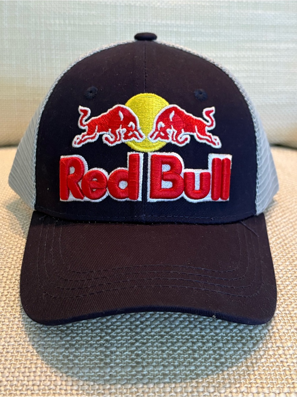 Red Bull Aston Martin Racing Mesh Baseball Cap Adjustable Sports Trucker Hat NWT